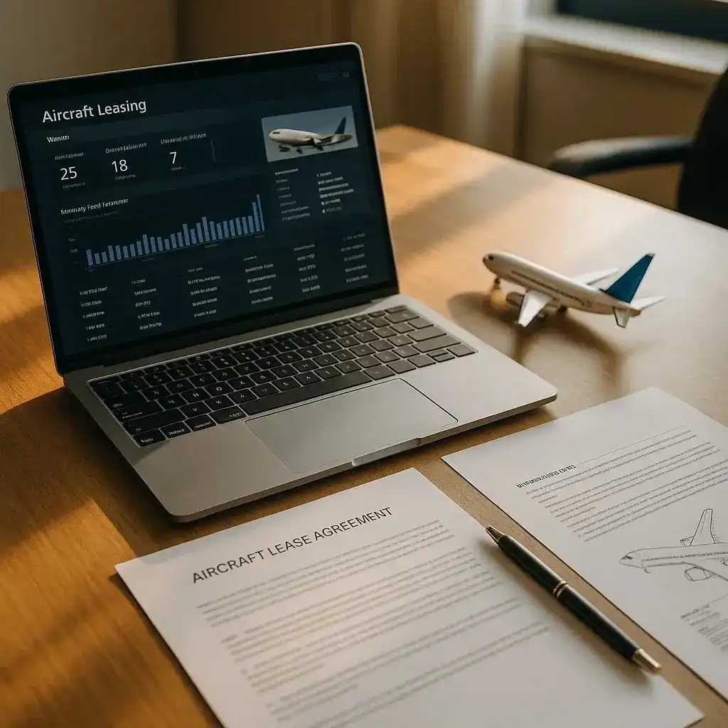 Aircraft leasing desk